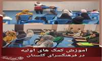 برگزاری طرح تابستانی شوق رویش با آموزش کمک های اولیه در فرهنگسرای گلستان باحضور خانواده ها
